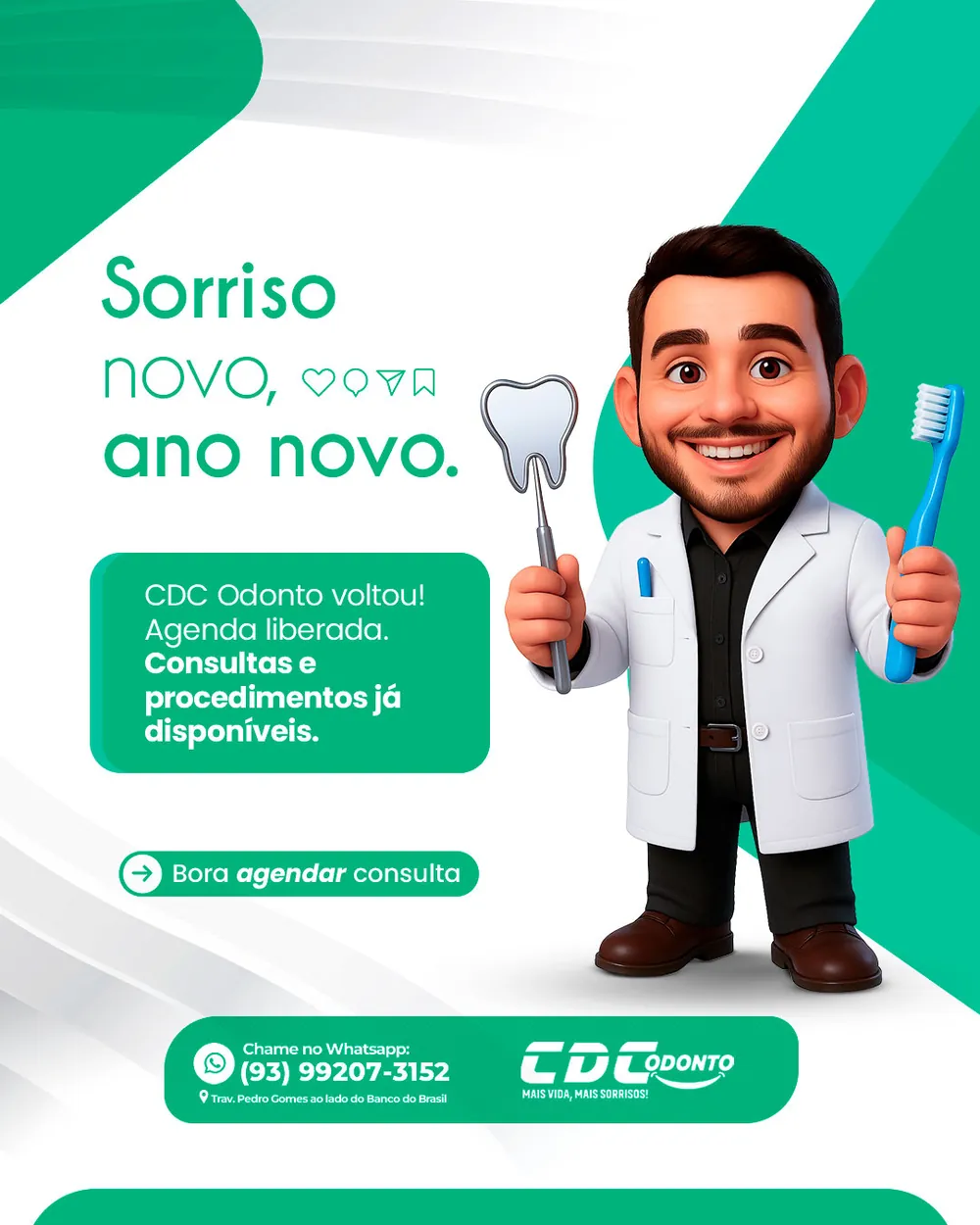 Campanha da CDC Odonto publicada no Instagram